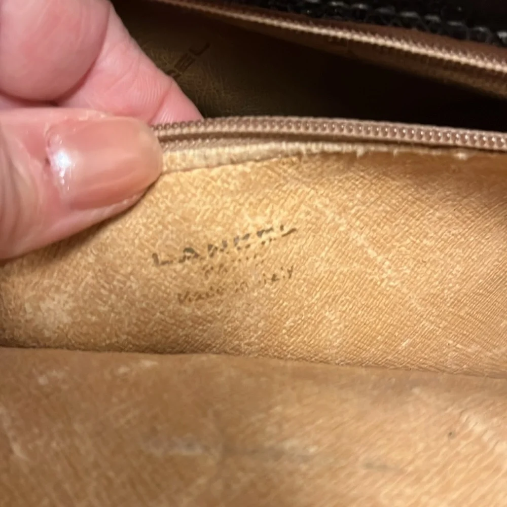 Lancel Bag Womens Leather Crossbody Black Luxury ITALY